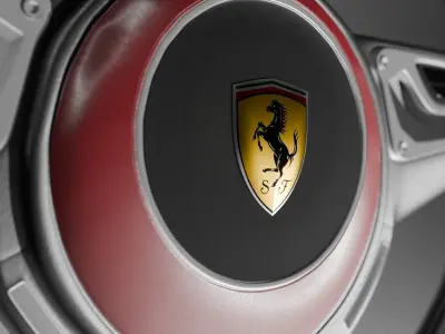 Ferrari Steering Wheel 3D model