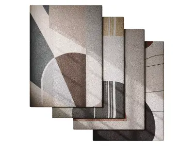 Rug Set 10 3D model