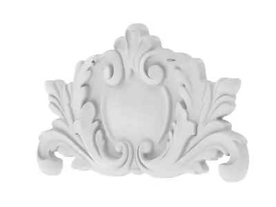 Cartouche Ornament 042 3D model