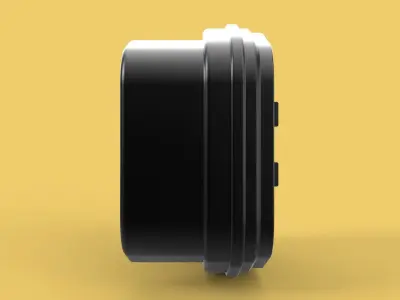 SPEEDOMETER DIGITAL MYCHRON 4 RACING LAP TIMER KART AIM 3D model