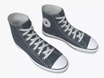 Converse Shoe Jeans 3D model