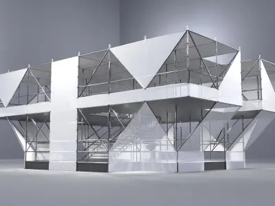 Layher Structure Pavilion 1 3D model