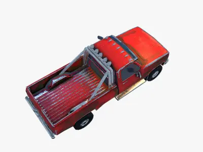 Old Car 3 Low-poly 3D model