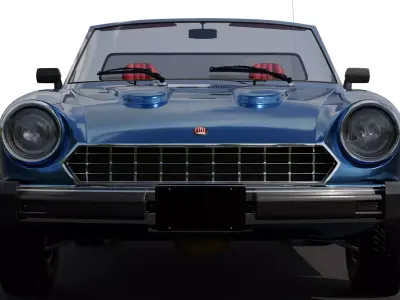 Fiat 124 Sport Spider   3D model