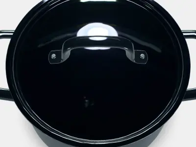 IKEA 365 Pot with lid Low-poly 3D model