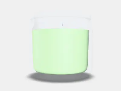 LOVSKOGSLUND Scented candle in glass Low-poly 3D model