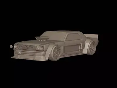Mustang Hoonicorn 3d print model 3D print model