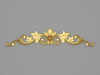 Classic Carved 002 3D model