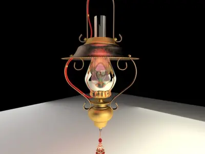 Chinese lantern 3D model