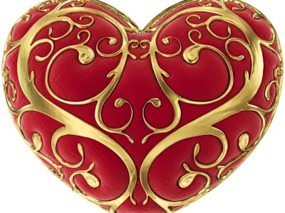 Intricate Heart 3D model