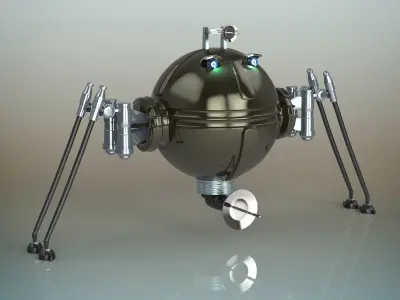 Spy robot 3D model