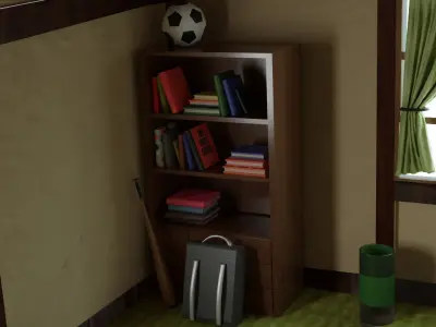 DORAEMON ROOM IN 3D  3D model