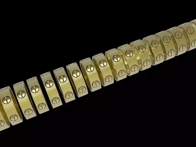 Cartier Ring love Unlimited cod42 3D print model