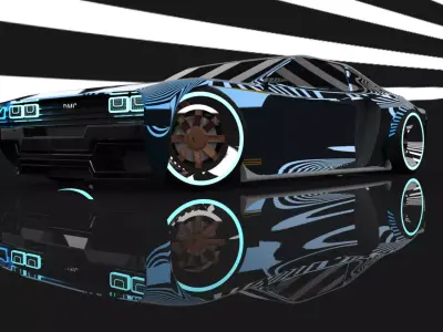 CYBERPUNK CONCEPT CAR 3D model