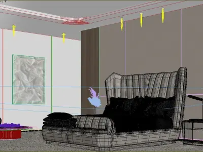 Luxury Bedroom 3D model