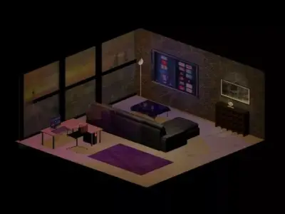 Room interior Free 3D model