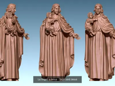 Virgins -  Mother of God - CNC 3D Model Collection