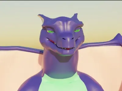 ToonDragon 3D model