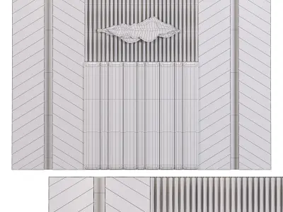 Decor door 3D model purchase