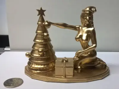 X-Mass Tree Woman 3D print model