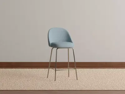 Bluebells Counter Stool 3D model