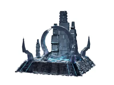 Sci Fi Portal 3D model