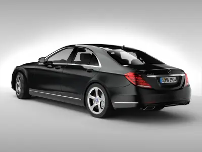 Mercedes Benz S Class 2014 3D model