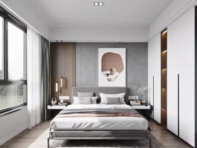  Bedroom interior 42 3D model