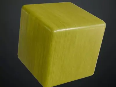 Yellow-Green Burnished Metal PBR Seamless Texture