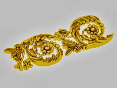 Decor ornament 3D model 01 3D model