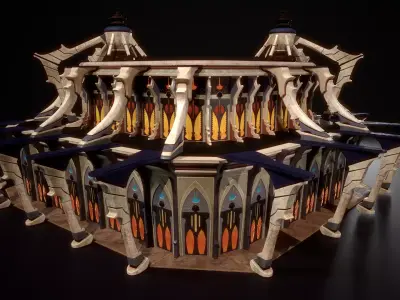 Building 5 Low-poly 3D model