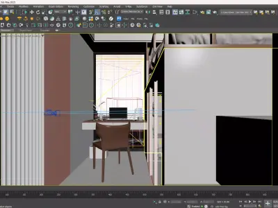 Modern Luxury Teens Bedroom  3ds Max  VRay Scene 3D model