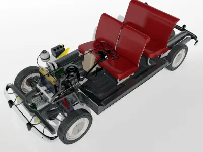 Renault R4L 3D model