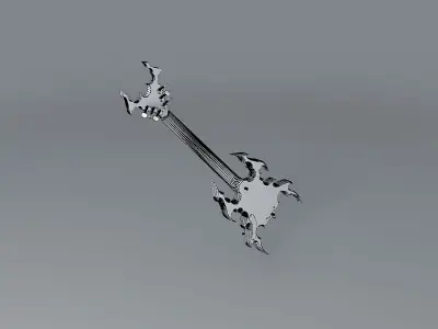 Sands H67 guitar Free 3D model