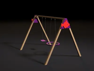 Swing set 3D model