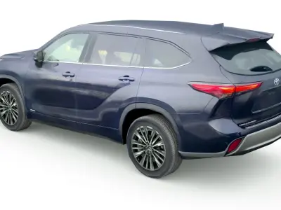 Toyota Highlander 2023 Low-poly 3D model