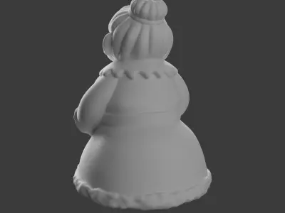 Mrs Claus 3d print 3D print model