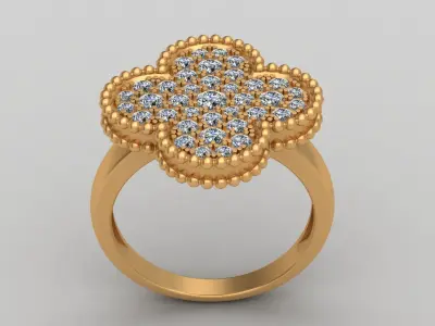 VC Alhambra Magic Ring 3D Printable Brand 3D print model