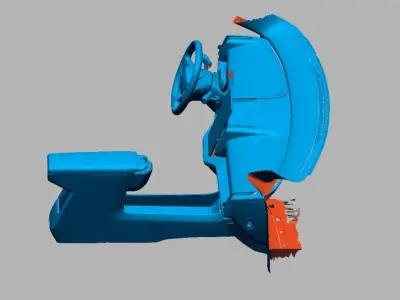 Volvo EX30 2024 Instrument Panel Vehicle 3d scan model 3D model  3D model