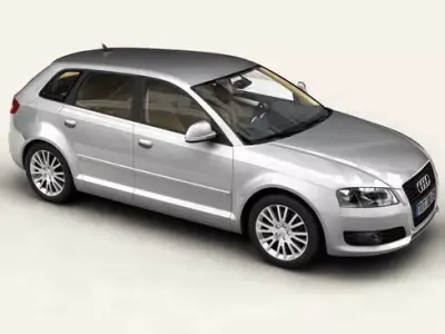 Audi A3 Sportback 2009 3D model