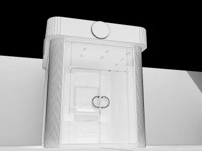 Booth Exhibition Stand a549b  3D model