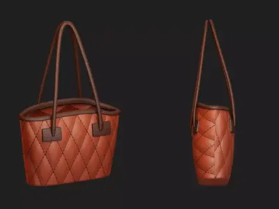 handbag Low-poly 3D model