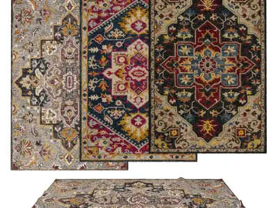 Rugs No 127 Low-poly 3D model
