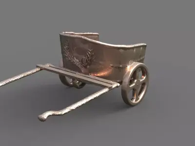 Chariot horse 3D model