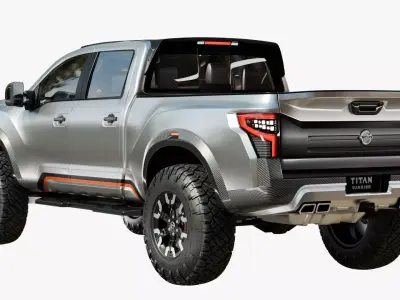 Nissan Titan Warior 3D model