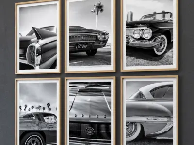 JUNIQE Car picture set-01 3D model