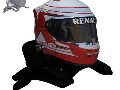 Magnussen Helmet 2016 Low-poly 3D model