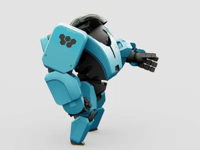 ANDROID M-3000 Rigged for Unreal Engine - Unity - MIXAMO 3D model