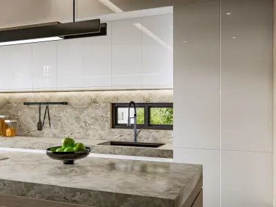 Kitchen Modern interior 0046 3D model