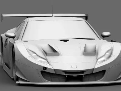  Honda HSV - 010 GT HP 3D model